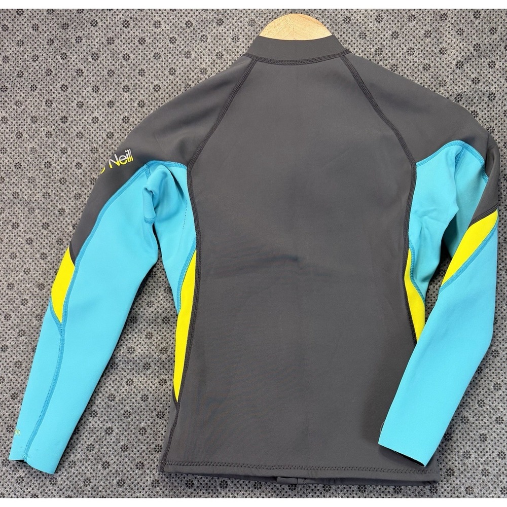 O'Neill Wetsuit Top Women's 8 Bahia 1mm Long Sleeve Rash Guard 1/2 Zip - Picture 7 of 13